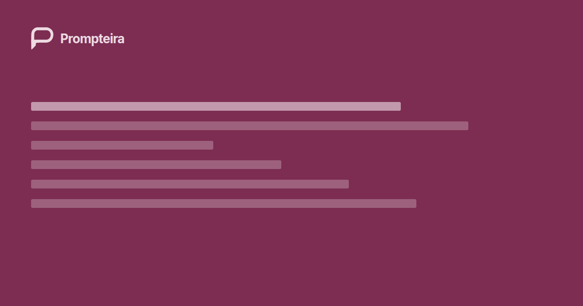 Prompt com variáveis: como transformar um comando bom em template reutilizável